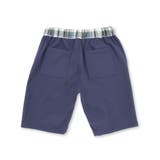 チェック&無地切り替え半袖シャツ+ハーフパンツセットアップ(95~150cm) | BeBe Petits Pois Vert | 詳細画像10