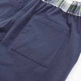 チェック&無地切り替え半袖シャツ+ハーフパンツセットアップ(95~150cm) | BeBe Petits Pois Vert | 詳細画像17