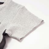 ワッフル×天竺ワッペン半袖Tシャツ+ショートパンツセットアップ | BeBe Petits Pois Vert | 詳細画像13