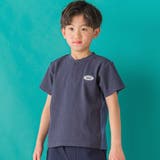 ワッフル×天竺ワッペン半袖Tシャツ+ショートパンツセットアップ | BeBe Petits Pois Vert | 詳細画像6