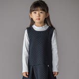 【店舗限定】くもキルトジャンパースカート＋長袖リブトップスセット(95~150c… | BeBe Petits Pois Vert | 詳細画像4 