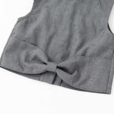 【店舗限定】型押し花柄ベスト+ショートパンツセットアップ(95~150cm) | BeBe Petits Pois Vert | 詳細画像16