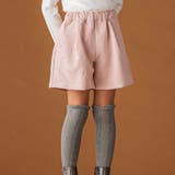 【店舗限定】型押し花柄ベスト+ショートパンツセットアップ(95~150cm) | BeBe Petits Pois Vert | 詳細画像6