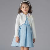 ボレロ＋ジャンパースカート＋ブラウス3点セットアンサンブル | BeBe Petits Pois Vert | 詳細画像1 