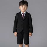 ブラック | 【店舗限定】フォーマルジャケット＋パンツ＋シャツ3点セット(110~130cm) | BeBe Petits Pois Vert