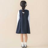 前スカラップツイルジャンパースカート(95~150cm) | BeBe Petits Pois Vert | 詳細画像3