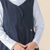 前スカラップツイルジャンパースカート(95~150cm) | BeBe Petits Pois Vert | 詳細画像6