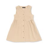 前スカラップツイルジャンパースカート(95~150cm) | BeBe Petits Pois Vert | 詳細画像9