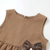 【店舗限定】チェック柄リボンジャンパースカート(95~150cm) | BeBe Petits Pois Vert | 詳細画像10 