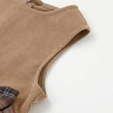 【店舗限定】チェック柄リボンジャンパースカート(95~150cm) | BeBe Petits Pois Vert | 詳細画像11 