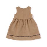 【店舗限定】チェック柄リボンジャンパースカート(95~150cm) | BeBe Petits Pois Vert | 詳細画像9 