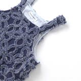 【店舗限定】花柄フリンジデニムジャンパースカート(95~150cm) | BeBe Petits Pois Vert | 詳細画像7 
