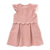 【店舗限定】【お揃い】起毛ジャガードスカラップジャンパースカート(95~150c… | BeBe Petits Pois Vert | 詳細画像9 