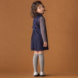 【店舗限定】ポンチバック編み上げジャンパースカート(95~150cm) | BeBe Petits Pois Vert | 詳細画像4 