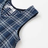 【店舗限定】チェックデニムジャンパースカート(95~150cm) | BeBe Petits Pois Vert | 詳細画像10