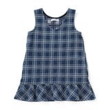 【店舗限定】チェックデニムジャンパースカート(95~150cm) | BeBe Petits Pois Vert | 詳細画像7