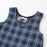 【店舗限定】チェックデニムジャンパースカート(95~150cm) | BeBe Petits Pois Vert | 詳細画像9