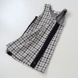 【店舗限定】千鳥格子サイドラインジャンパースカート(95~150cm) | BeBe Petits Pois Vert | 詳細画像15 