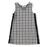 【店舗限定】千鳥格子サイドラインジャンパースカート(95~150cm) | BeBe Petits Pois Vert | 詳細画像8 