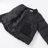 【店舗限定】タフタコールテン切り替えダウンジャケット(95~150cm) | BeBe Petits Pois Vert | 詳細画像15 