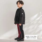 【店舗限定】タフタコールテン切り替えダウンジャケット(95~150cm) | BeBe Petits Pois Vert | 詳細画像3 