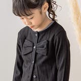 【店舗限定】ニット風リボンカーディガン(95~150cm) | BeBe Petits Pois Vert | 詳細画像5 