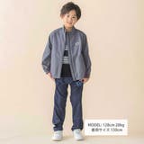 サイド配色タフタスタンドカラーブルゾン(95~150cm) | BeBe Petits Pois Vert | 詳細画像2 