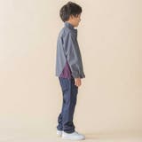 サイド配色タフタスタンドカラーブルゾン(95~150cm) | BeBe Petits Pois Vert | 詳細画像4 