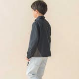 サイド配色タフタスタンドカラーブルゾン(95~150cm) | BeBe Petits Pois Vert | 詳細画像6 