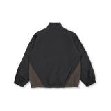 サイド配色タフタスタンドカラーブルゾン(95~150cm) | BeBe Petits Pois Vert | 詳細画像9 