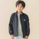 ブラック系 | サイド配色タフタスタンドカラーブルゾン(95~150cm) | BeBe Petits Pois Vert