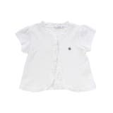 【店舗限定】格子編みカットソーフリル半袖ボレロ(95~150cm) | BeBe Petits Pois Vert | 詳細画像12