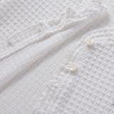 【店舗限定】格子編みカットソーフリル半袖ボレロ(95~150cm) | BeBe Petits Pois Vert | 詳細画像17