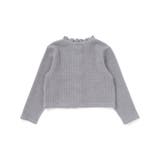 【店舗限定】スカラップニットカーディガン(95~160cm) | BeBe Petits Pois Vert | 詳細画像10 