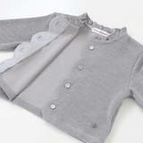 【店舗限定】スカラップニットカーディガン(95~160cm) | BeBe Petits Pois Vert | 詳細画像13 