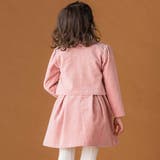 【店舗限定】【お揃い】起毛ジャガードフリルショートジャケット(95~150cm) | BeBe Petits Pois Vert | 詳細画像5 