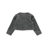 【店舗限定】【お揃い】起毛ジャガードフリルショートジャケット(95~150cm) | BeBe Petits Pois Vert | 詳細画像9 