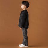 【店舗限定】ジグザグキルトジャガードシャツジャケット(95~150cm) | BeBe Petits Pois Vert | 詳細画像3 