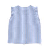 【店舗限定】ドビードットストライプノースリーブブラウス(95~150cm) | BeBe Petits Pois Vert | 詳細画像17 