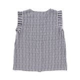 【店舗限定】ドビードットストライプノースリーブブラウス(95~150cm) | BeBe Petits Pois Vert | 詳細画像9 