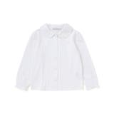 【店舗限定】襟付き花ワッペン刺しゅう天竺長袖ブラウス(95~150cm) | BeBe Petits Pois Vert | 詳細画像5