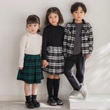 【店舗限定】【お揃い】チェックフラップポケット長袖シャツ(95~150cm) | BeBe Petits Pois Vert | 詳細画像10 