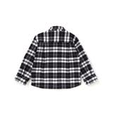 【店舗限定】【お揃い】チェックフラップポケット長袖シャツ(95~150cm) | BeBe Petits Pois Vert | 詳細画像12 