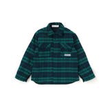 【店舗限定】【お揃い】チェックフラップポケット長袖シャツ(95~150cm) | BeBe Petits Pois Vert | 詳細画像13 