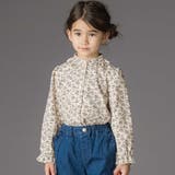 【店舗限定】すずらん花柄ネルブラウス(95~150cm) | BeBe Petits Pois Vert | 詳細画像1 