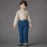 【店舗限定】すずらん花柄ネルブラウス(95~150cm) | BeBe Petits Pois Vert | 詳細画像3 