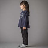 【店舗限定】ハートリボンプリント裏毛長袖トレーナー(95~150cm) | BeBe Petits Pois Vert | 詳細画像3