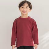 【店舗限定】ショルダーロゴ刺しゅうポンチ長袖トレーナー(95~150cm) | BeBe Petits Pois Vert | 詳細画像1 