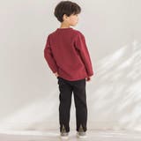 【店舗限定】ショルダーロゴ刺しゅうポンチ長袖トレーナー(95~150cm) | BeBe Petits Pois Vert | 詳細画像3 