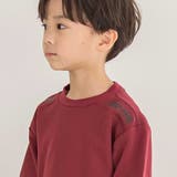 【店舗限定】ショルダーロゴ刺しゅうポンチ長袖トレーナー(95~150cm) | BeBe Petits Pois Vert | 詳細画像4 